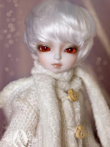 幼SDサイズ人形用ウィッグ 銀白色 WG61004