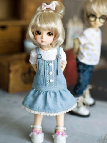 ドール服 幼SDサイズ人形用 ジーンズセット CL6110819_幼SDサイズ人形用_幼SDサイズ人形用_人形衣装 
