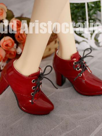 ドール靴 SD16サイズ人形用   赤色ハイヒール