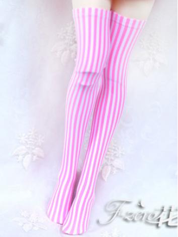 ドール服 70cm/SD/MSD/YSDサイズ人形用 ニ―ソックス　ピンク色