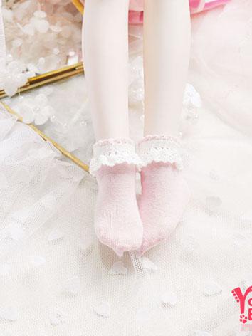 ドール靴下 SD/MSD/YSDサイズ人形用　白色/ブ...