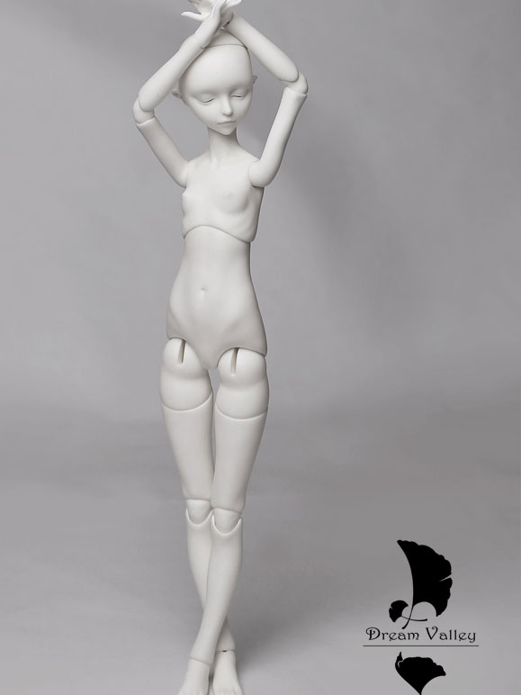 球体関節人形用ボディ MSDサイズ人形用 BJD 43.5cm人形ボディ 女用 B4 