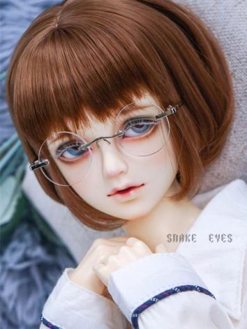ドール用アイテム メガネ 眼鏡 70cm/SDサイズ人形通用 透明