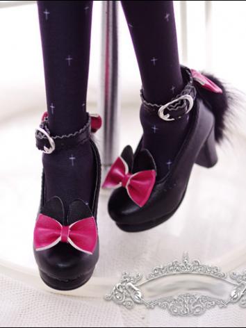 ドール靴 BJD用 DD/SDサイズ人形用 Lolita ブラック