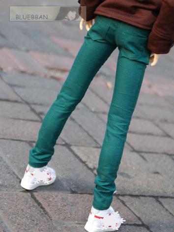ドール衣装 SD17サイズ人形用　　緑色　ズボン