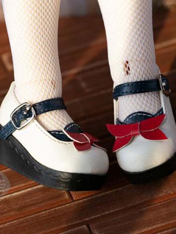 レジェンドドール靴 球体関節人形用靴 MSD/幼SDサイズ用 ホワイト