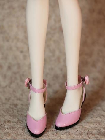 レジェンドドール靴 ハイヒール 球体関節人形用靴 SDサイズ用 赤色/ピンク/ホワイト/ブラック