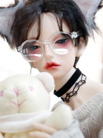 BJD人形用眼鏡 樹脂透明メガネ　SD/70cmサイズ人形通用　6色有り