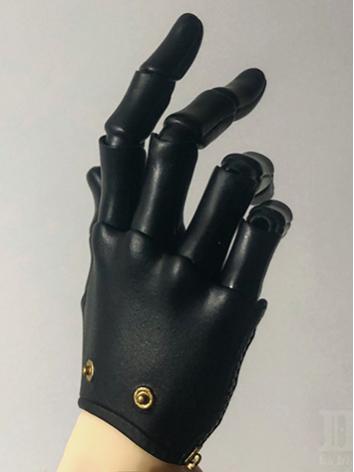 日本初登場 限定20ペア BJD ドール用 手袋関節ハンド ブラック色 ソフトゴム材質 球体関節人形用