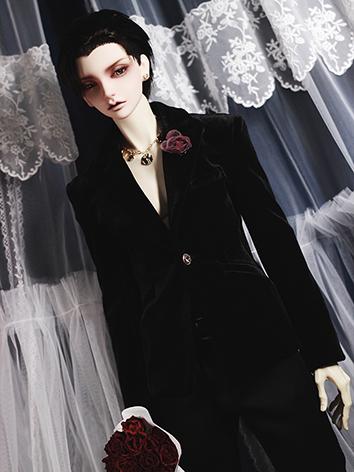 BJD DOLL ドール用 スーツ【Dark Night】ブラック ID75サイズ人形用