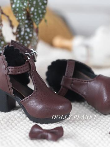 BJD DOLL ドール用 お靴 皮革靴 ブラウン ブラック ホワイト MSD/SDサイズ人形用