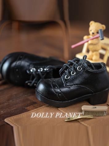 BJD DOLL ドール用 お靴 皮革靴 ブラウン ブラック  MSDサイズ人形用