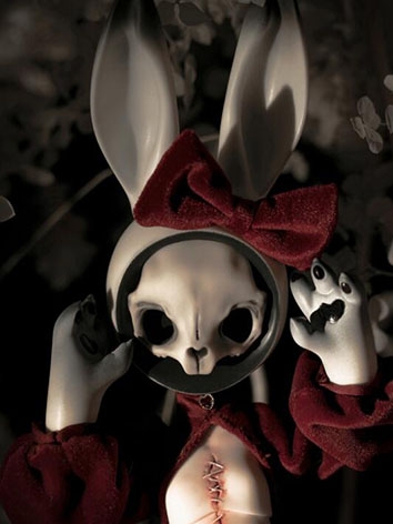 完売展示 ドールフルセット 隠面兔·朱砂(Red Rabbit) 35cm 球体関節人形