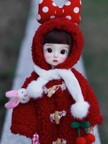 ドール用服 クリスマス用服セットレッド 幼SDサイズ人形用
