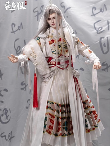 BJDドール 飛魚服シリーズ ホワイト 男用 RGMbody-5 75cmサイズ人形用