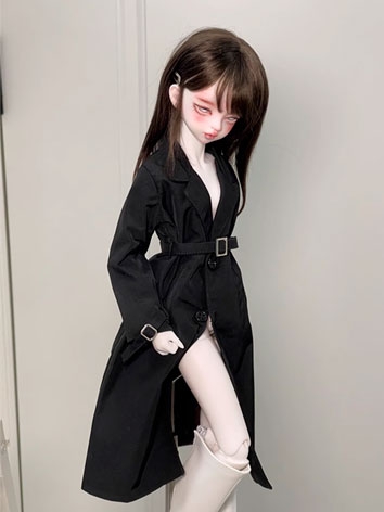 ドール用服 コート ブラック MSDサイズ人形用 BJD