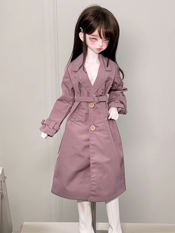 ドール用服 コート パープル MSDサイズ人形用 BJD