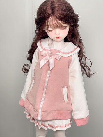 ドール用服 洋服 衣装セット ピンク MSDサイズ人形用 BJD