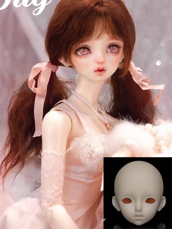 即納 ドール用ヘッド 月兎 ピンク肌 BH322091 SDサイズ用 女の子 球体関節人形