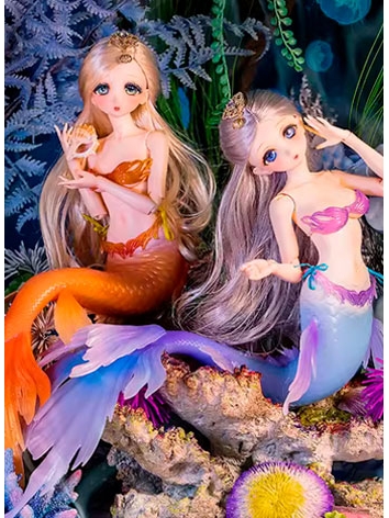 ドールフルセット【藍霧】人魚 女の子 45cm  球体関節人形 BJD キャンペーン中