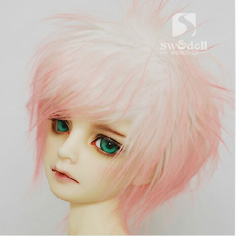 BJD Wig Pink 81 for SD/MSD/YO-SD Size
