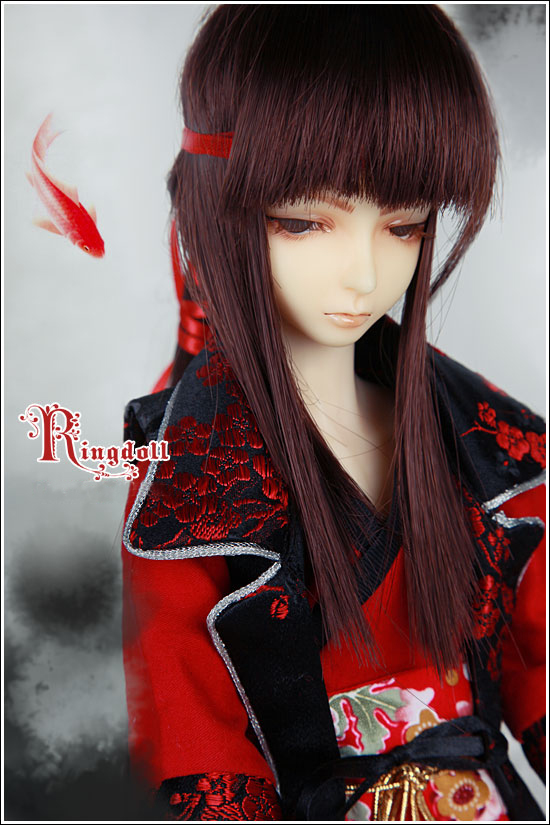 Wig 7in Rwigs45-9 of MSD BJD (Ball-jointed Doll)