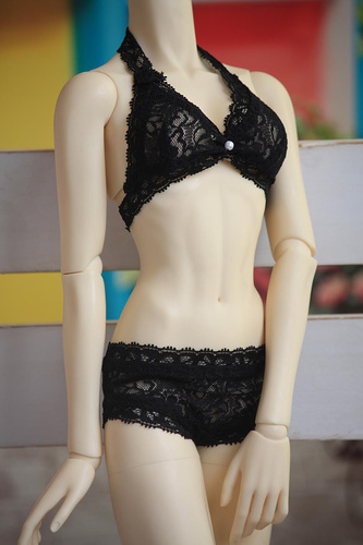 BJD Clothes underwear black for SD/MSD Ball-jointed Doll