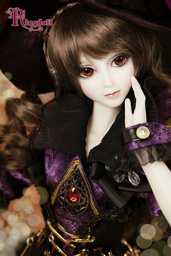 Wig 8in Rwigs60-7 of SD BJD (Ball-jointed Doll)