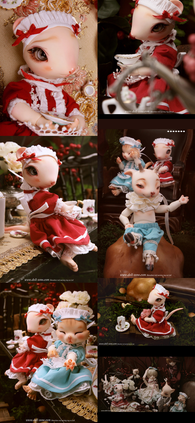 BJD Lily(Mouse)16cm Ball-jointed doll