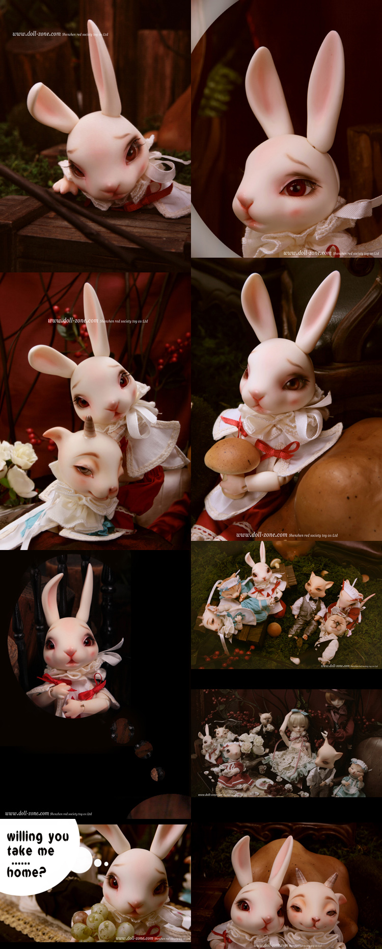 BJD Kane (Rabbit)16cm Ball-jointed doll