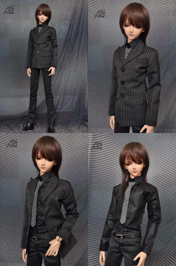 BJD Clothes Suit setwith stripes for 70cm Ball-jointed Doll