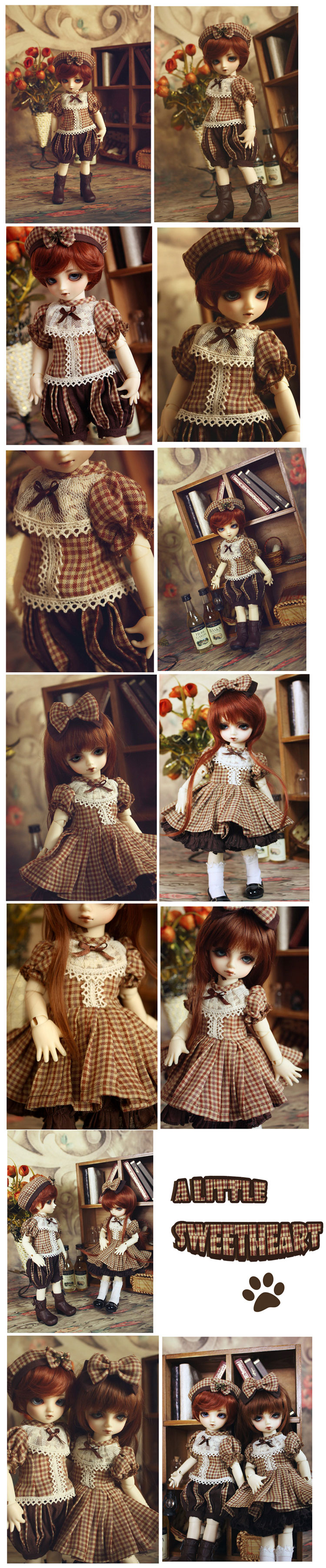 Bjd Clothes a little sweetheart for MSD/YO-SD Ball-jointed Doll