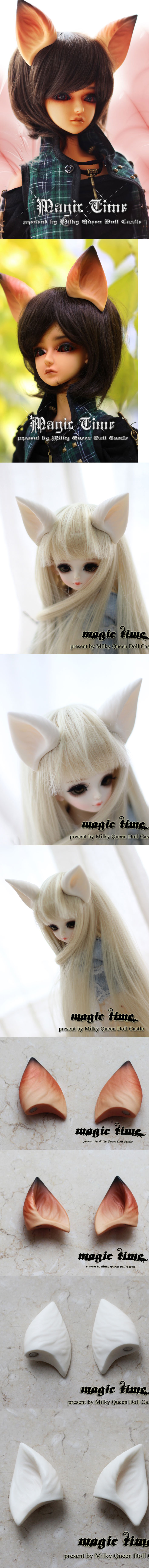 BJD Fox ears for MSD Size Ball-jointed doll
