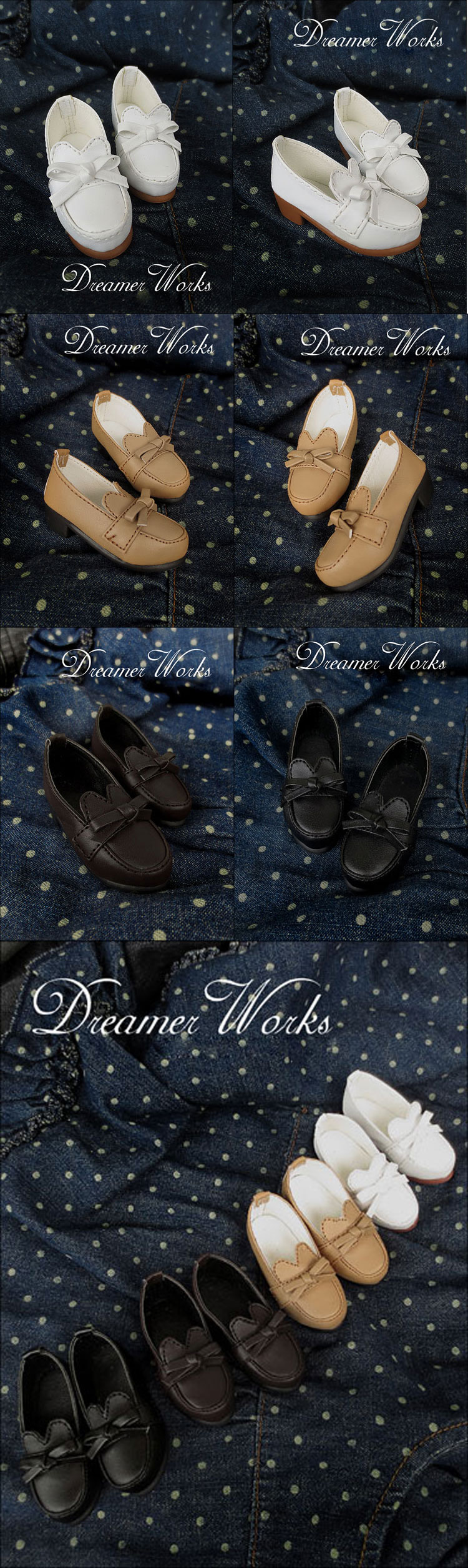 Bjd Four-color Shoes for SD/MSD Ball-jointed Doll