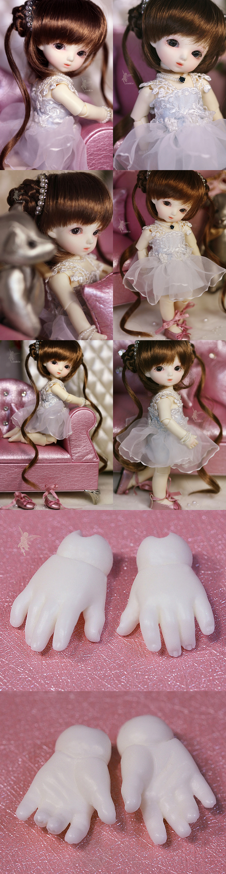BJD Cookie 16cm Girl Ball-jointed Doll
