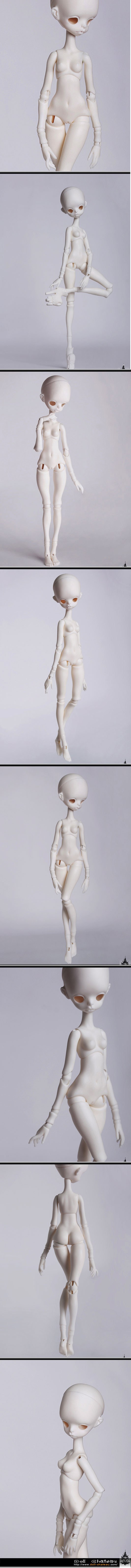 球体関節人形　ドールボディ 女  b-body-07