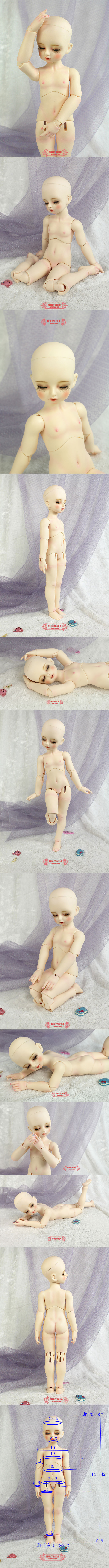 球体関節人形用ボディ DSDサイズ　女　42cm　