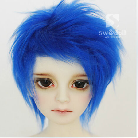 BJD Wig Blue 87 for SD/MSD/YO-SD Size