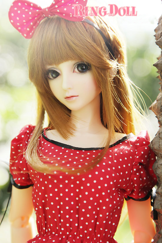 Wig 8in Rwigs60-8 of SD BJD (Ball-jointed Doll)